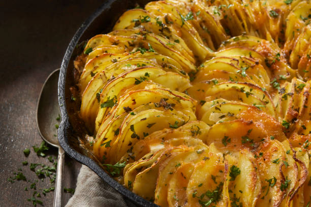 istock Cheese and Herb Potato Gratin 1413852408