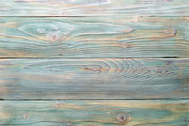 The green horizontal wooden background