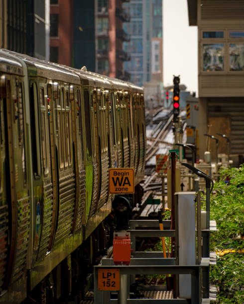 pociągi chicago - lee street station zdjęcia i obrazy z banku zdjęć