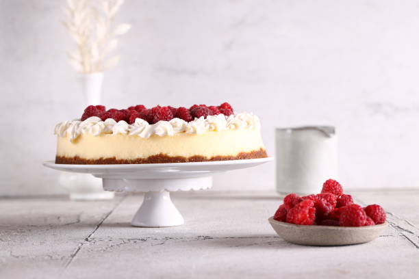istock New York cheesecake with cream and fresh berries 1413861943