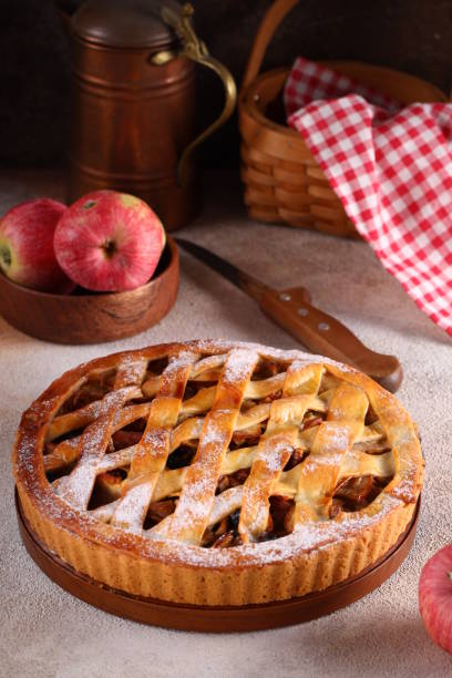 istock homemade apple pie with fresh fruit 1413862523