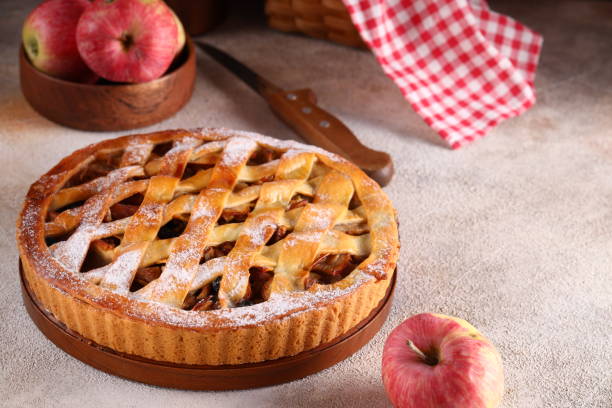 istock homemade apple pie with fresh fruit 1413862630