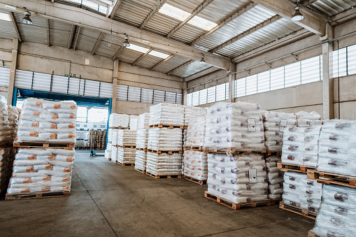 Warehouse of chemical products