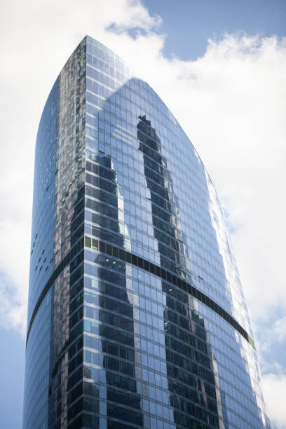 istock High rise buildings business center. 1413870878