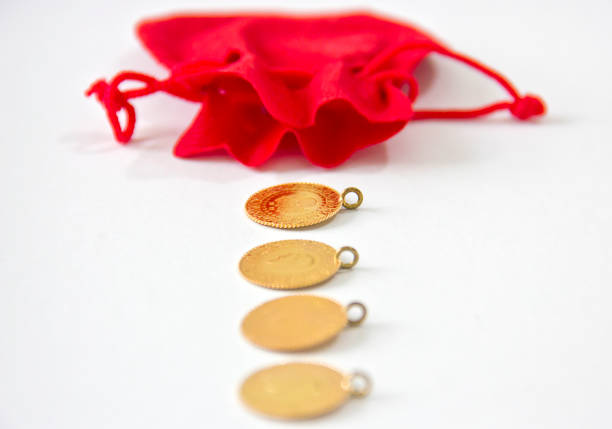 istock Turkish traditional gold coins 1413872538