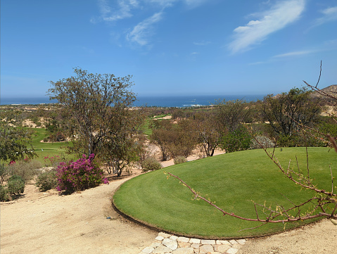 View from Chileno Bay golf course in Cabo San Lucas