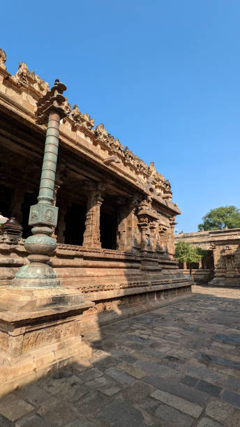 istock Stunning artwork on stone from 6th century, Dharasuram, Tamil Nadu, India 1413876944