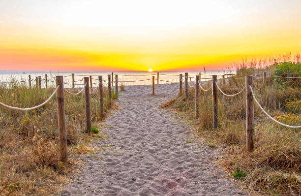 istock Sunrise on the beach in Pals, Spain 1413877054