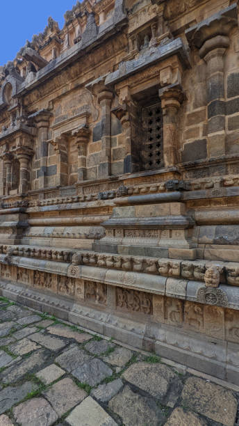Absolutely stunning stone architecture on just a single wall, Dharasuram, Tamil Nadu, India