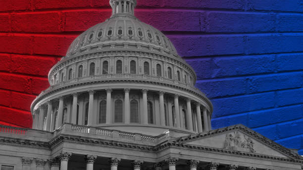 istock Partisan Politics - Divided Politicians 1413877632