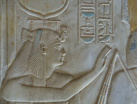 Nefertiti - Egyptian souvenir papyrus