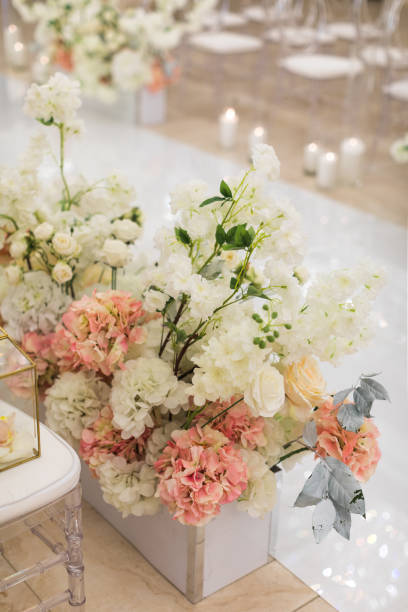 istock Bright and delicate flowers at the wedding ceremony 1413887823