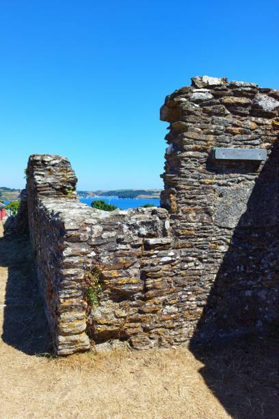 istock Old fort stone wall at Pendennis Castle 1413893965