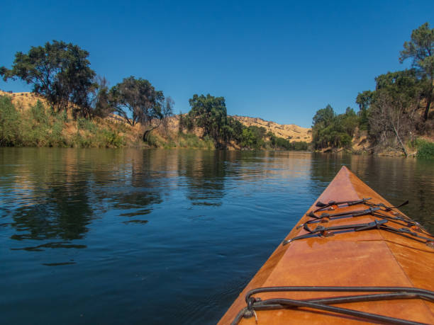 istock Kayaking down Putah creek near Lake Solano 1413894945