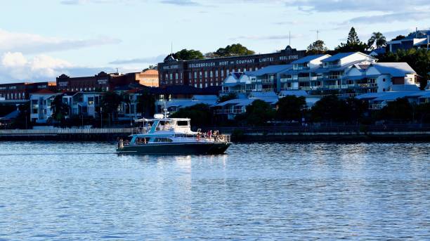 Afternoon boat ride, Brisbane river, Teneriffe, Queensland