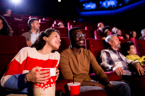 istock Friends having fun at the cinema 1413907414