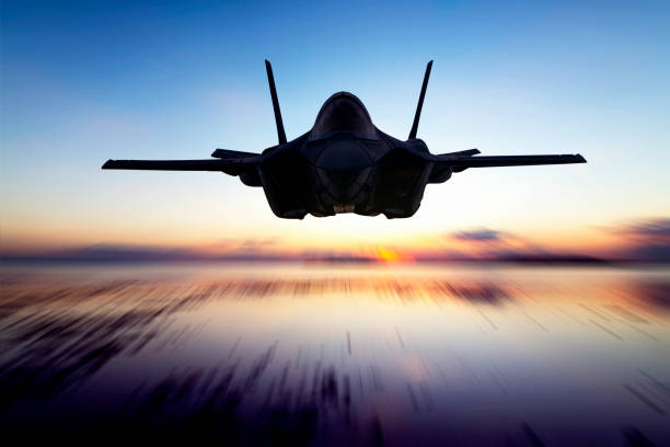 istock F-35 fighter jets flying on sunset 1413907678