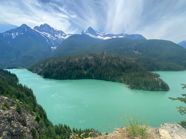 istock Lake Diablo north cascades highway Washington state 1413919905