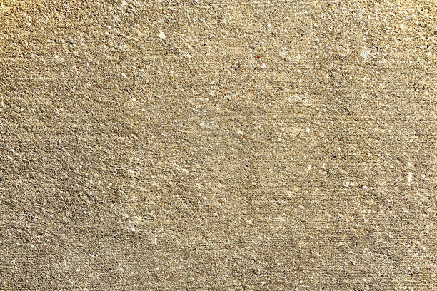 giardino cortile ghiaia terra sentiero passerella sabbia sopraelevato vialetto marciapiede - sidewalk concrete textured textured effect foto e immagini stock