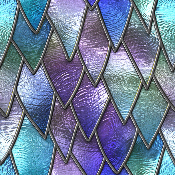 3D render, motif pattern
