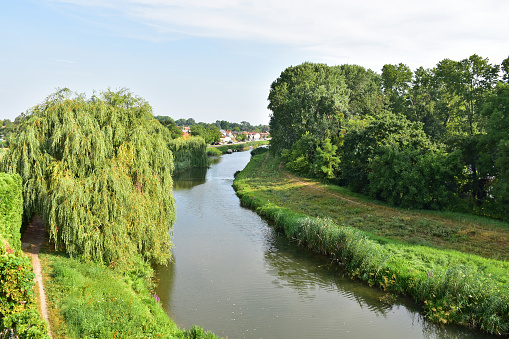 Scenic view of the river against the sky