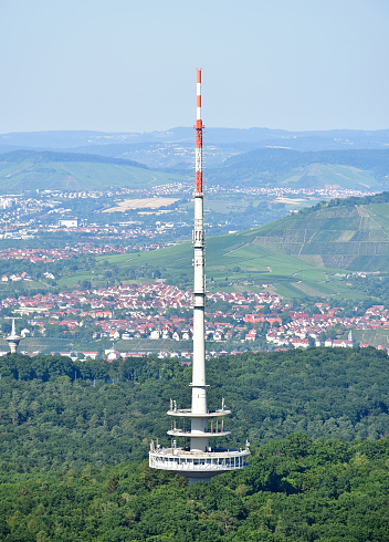 TV tower in Stuttgart city, Germany
