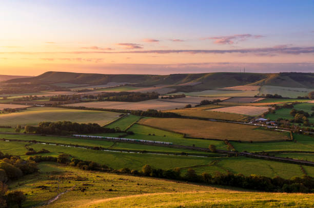 istock Sunrise Mount Caburn Lewes Downs 1413956498