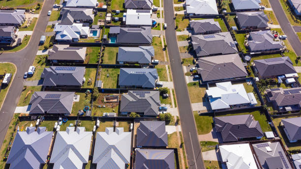 istock Housing suburb aerial 1413957888