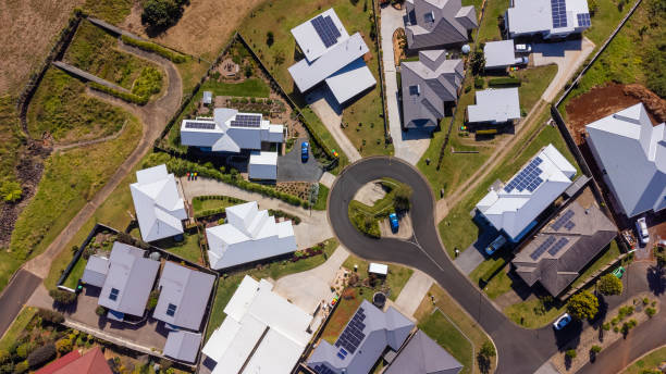 istock Housing suburb aerial 1413957889