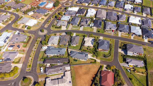 istock Housing suburb aerial 1413957890
