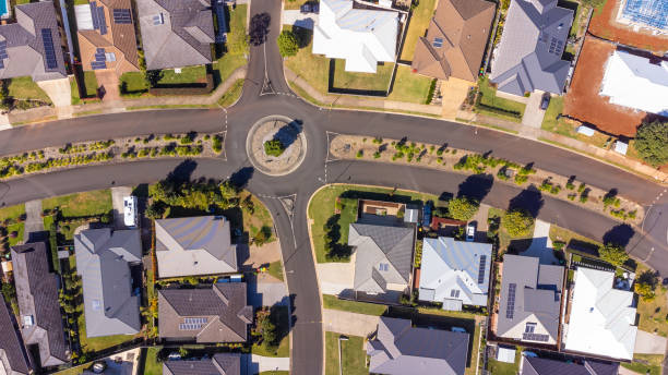 istock Housing suburb aerial 1413957895