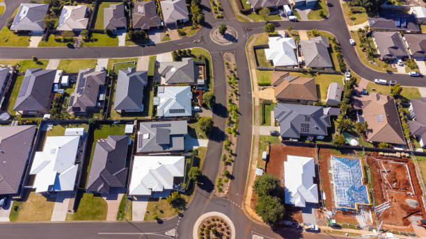 istock Housing suburb aerial 1413957915