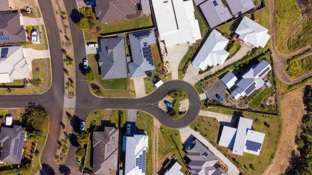 istock Housing suburb aerial 1413957922