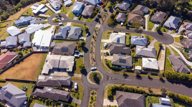 istock Housing suburb aerial 1413957924