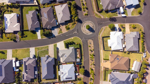 istock Housing suburb aerial 1413957928