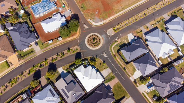istock Housing suburb aerial 1413957929