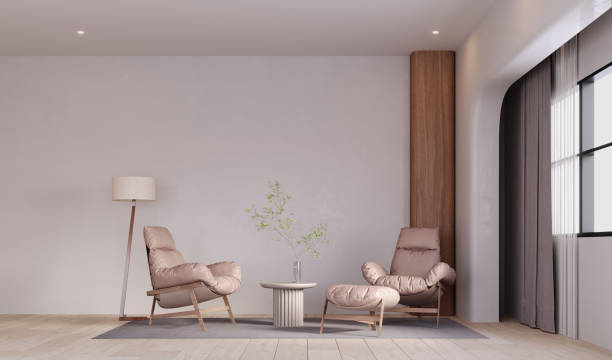 istock 3d rendering,3d illustration, Interior Scene and  Mockup,furniture designer render 3D model Armchair  living room. 1413964723