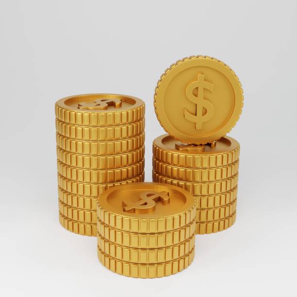 istock 3D model rendering finance concept, money coins growth up, illustration 1413967163