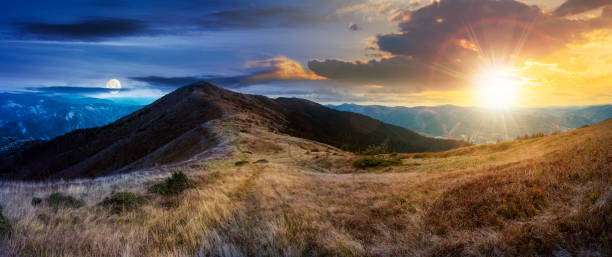 istock time change above mountain landscape in autumn 1413969418