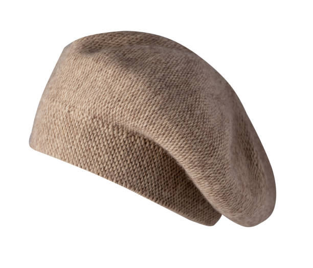 istock female  beret isolated on white background. autumn accessory 1413975155