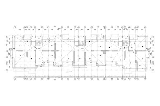 ilustrações, clipart, desenhos animados e ícones de projeto vetorial do telhado - apartment townhouse house housing development