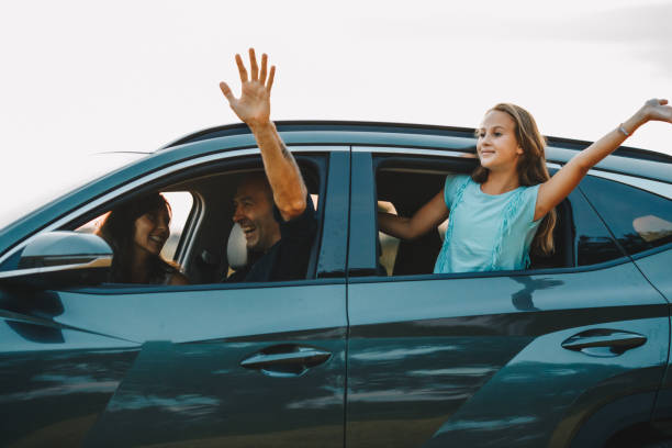istock Family car trip 1413975518