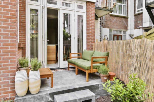 istock Trendy outdoor veranda 1413978680