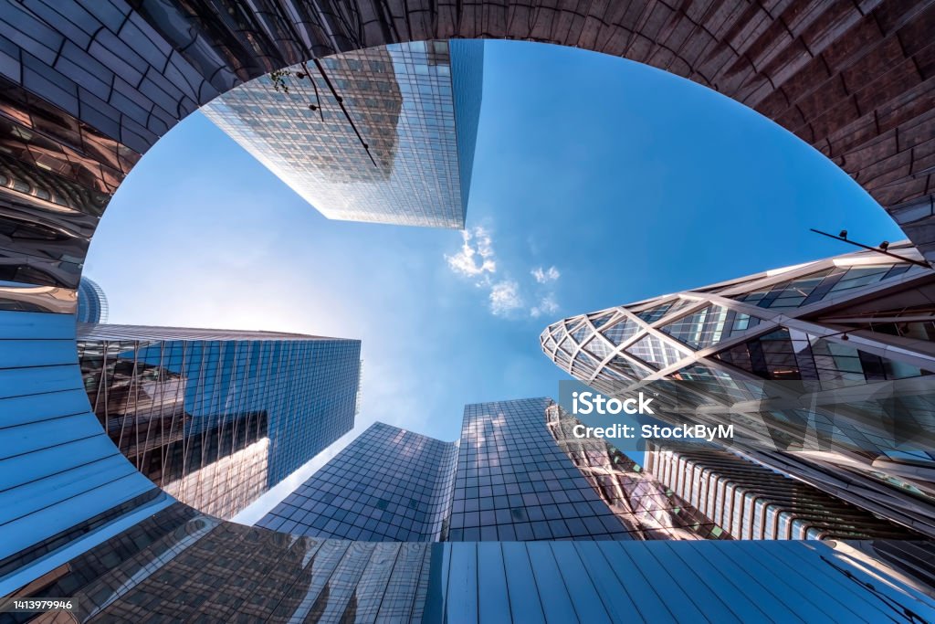 La Defense in West Paris La Defense, The business district in Paris Paris - France Stock Photo