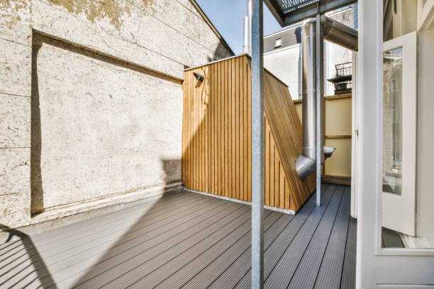 istock Trendy outdoor veranda 1413980807