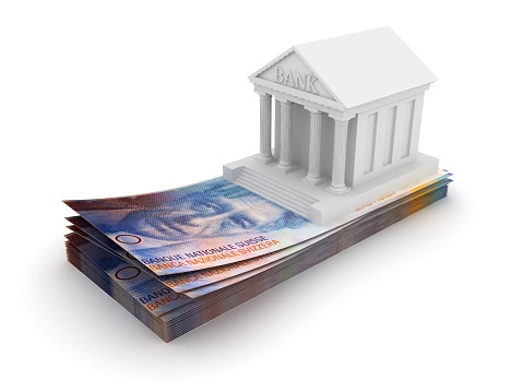 Swiss franc money finance banking bank