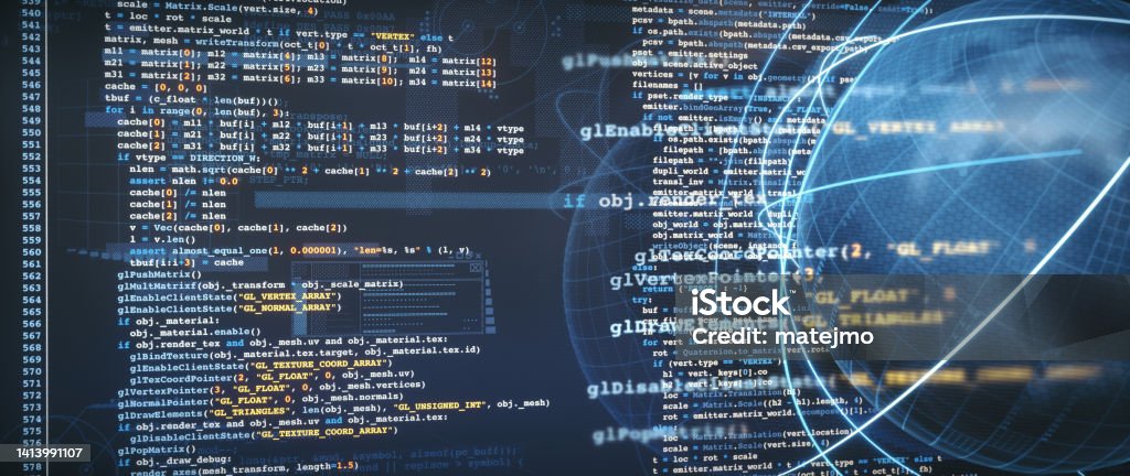 Código De Lenguaje De Programación Python En Una Superficie Digital ...