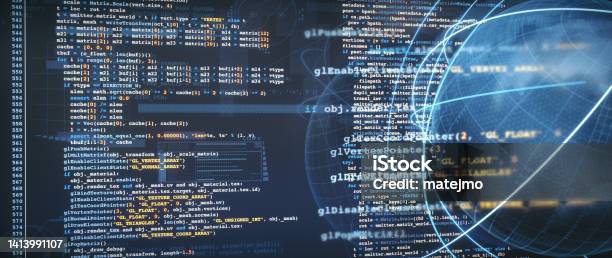 Python Programming Language Code On A Blue Digital Surface With An ...