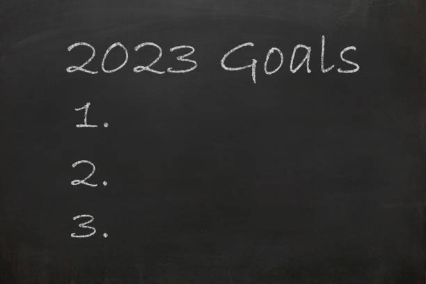 istock New year 2023 resolutions goal blackboard 1413992486