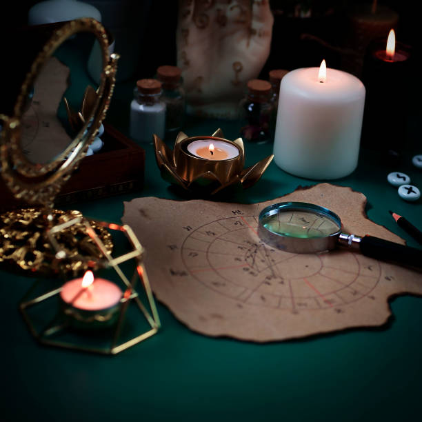 istock Astrological forecast astrology charts 1413996129